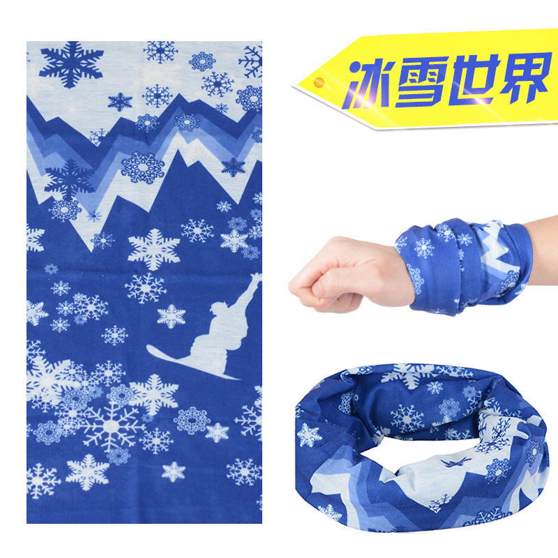 Picture of Magic Hood Face Scarf Men's Sports Outdoor Sunscreen Neck Protector Neck Sleeve Thin Women's Fishing Riding Varied Scarf