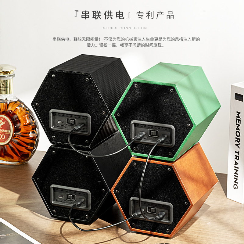 Picture of New watch Shaker mini single-turn watch box chopsticks box two-gear adjustable watch Shaker can be connected in series with TYPE-C interface