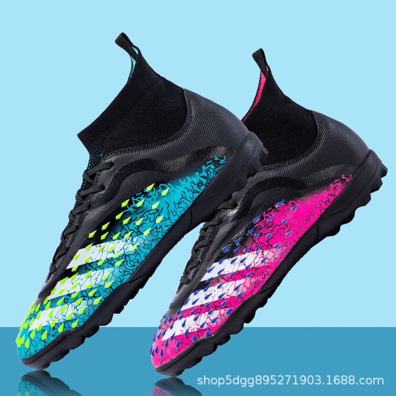 Picture of Cross-border plus size genuine goods high-top football shoes new wholesale men's training shoes student football shoes broken nail shoes women