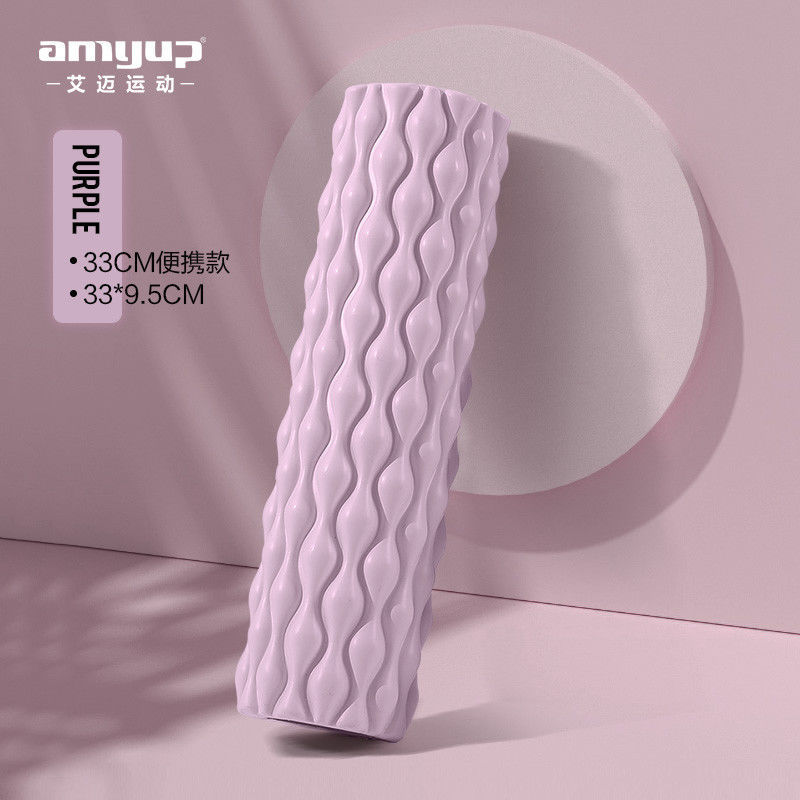 Picture of EVA water drop foam shaft muscle relaxation spike massage stick hollow yoga pillar massage roller
