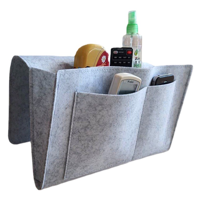 Cross-Border felt storage bag bedroom bedside storage bag felt sofa hanging bag creative in Stock Large Quantity discount