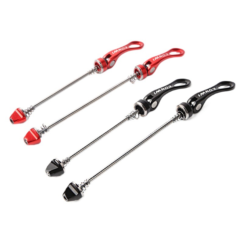 Eonwi Mountain Bike Quick Release Rod Hub Quick Release Rod Aluminum Alloy Handle Galvanized Steel Shaft Core Quick Release Rod