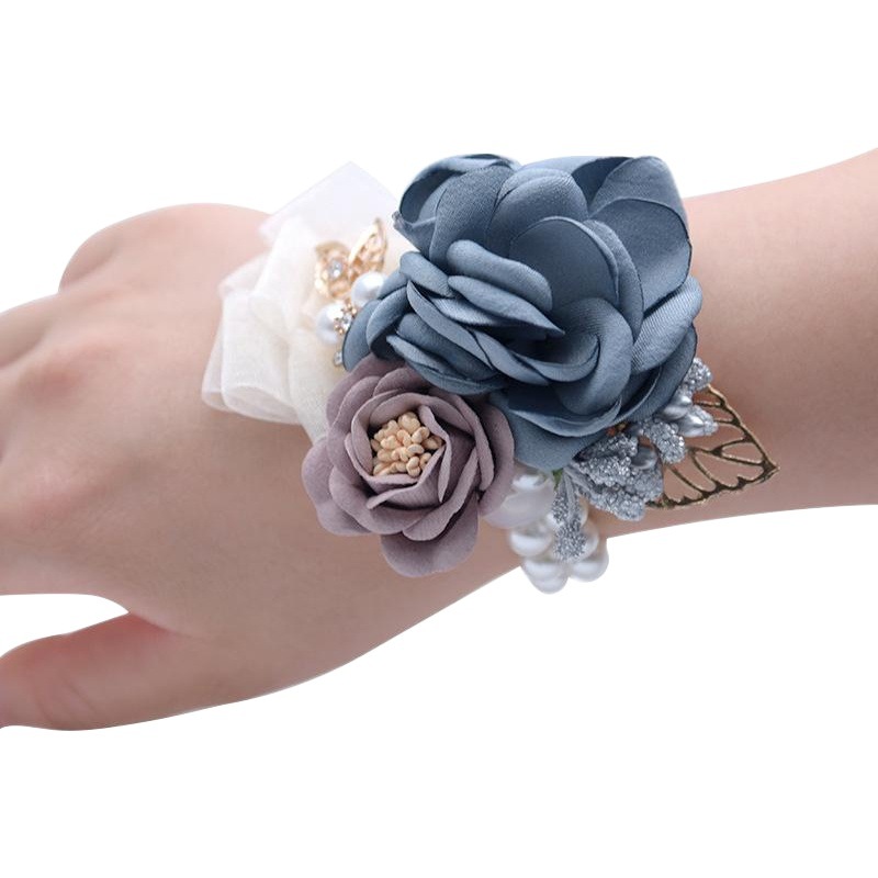 Wedding supplies 675 wedding decoration flower Korean-style bride imitation flower bridesmaid wrist flower Amazon gift real price