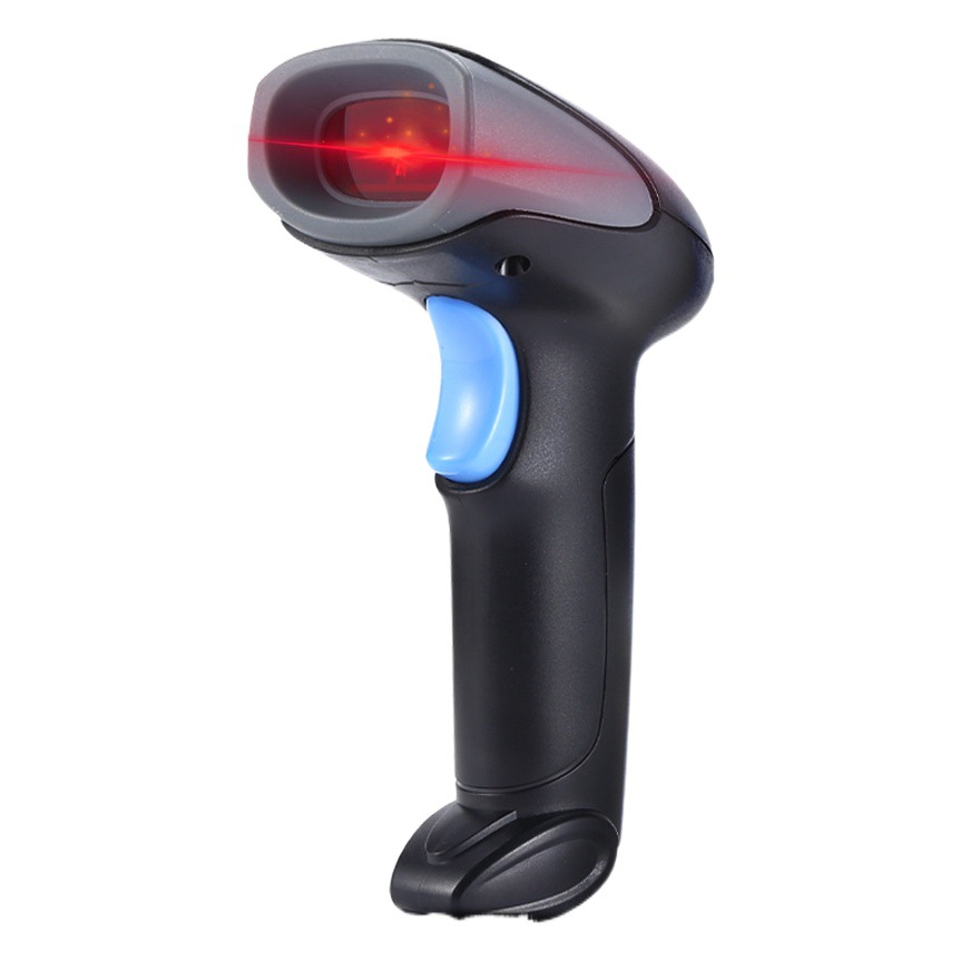 Code scanning gun wireless scanning gun two-dimensional code supermarket cash register express barcode gun warehouse wired bar bar grab scanner