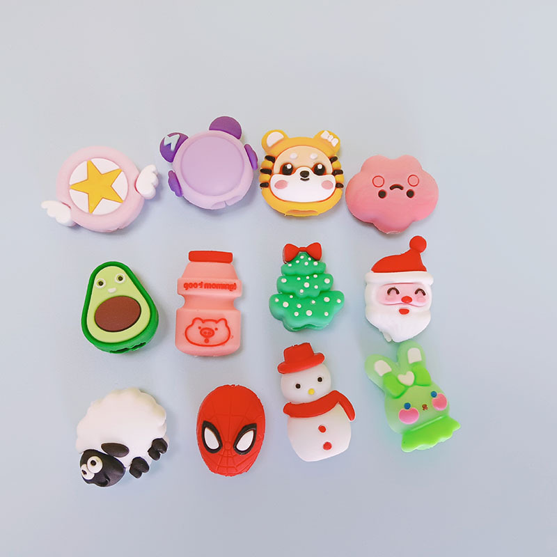 Picture of Creative Cartoon Data Cable Protective Cover Apple Android Universal Anti-Break Charging Head Ear Wire Protection Cord Bite Device