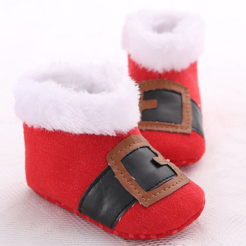 Picture of Christmas baby shoes baby shoes soft sole shoes baby shoes one-piece delivery