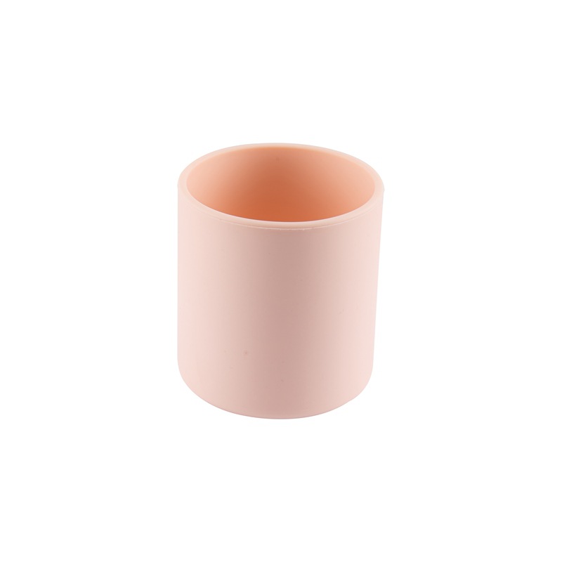 Picture of Infant Grade Silicone Drop-resistant Baby Water Cup Candy-colored Open Children's Water Cup High Temperature Resistant Baby's Learning Cup