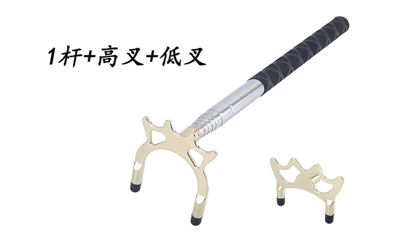 Picture of Telescopic pool cue support Telescopic frame rod Telescopic pool frame rod Billiard bridge rod Telescopic pool stick bridge Billiard support