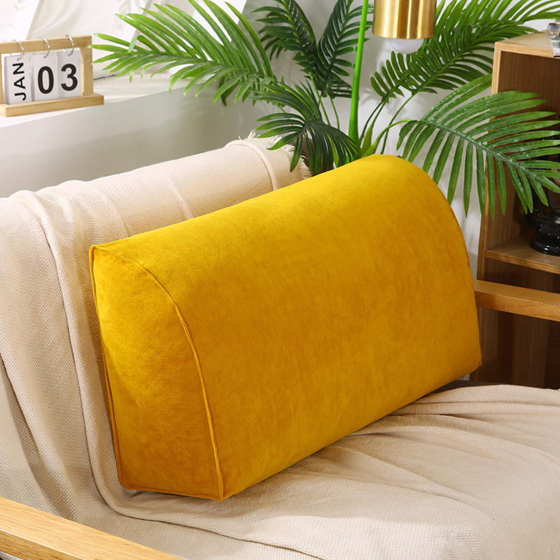 Picture of Living Room Single Double Triple Combo Imperial Concubine Sofa Cushion Hard Sponge Large Backrest Triangular Cushion Removable and Washable