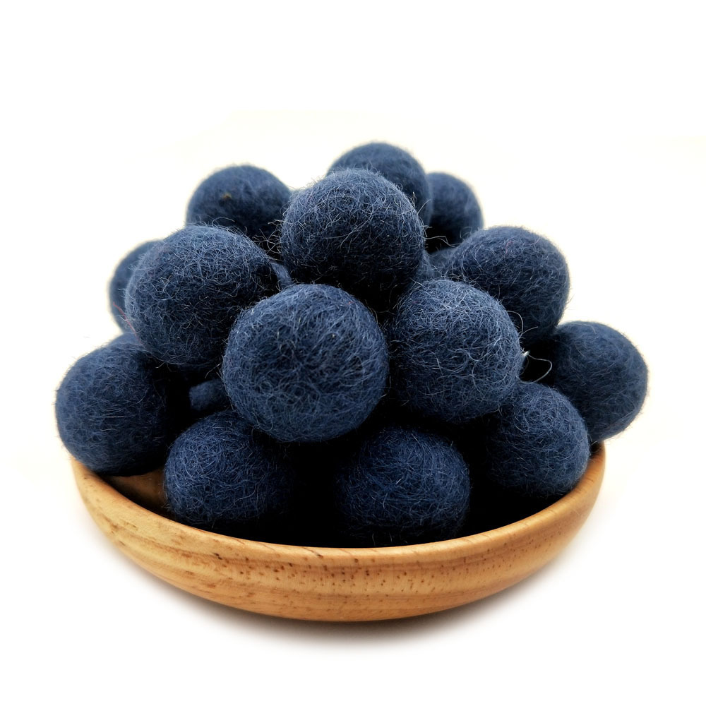 Picture of Cross-border in stock 2CM wool ball Christmas jewelry accessories Christmas diy colorful wool ball small wool ball pokes