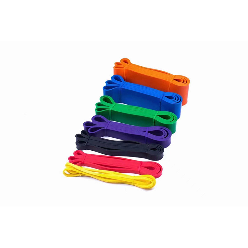 Fitness TPE elastic ring wide rubber band squat thick ring pull-up training tension ring weight-bearing resistance band