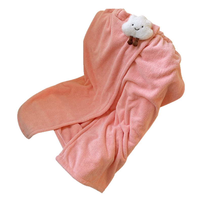 Picture of New Plus Size Cheese Coral Velvet Women's Bath Towel Bath Skirt Bath Absorbent Bath Towel Soft and Lint-Free Manufacturer Wholesale