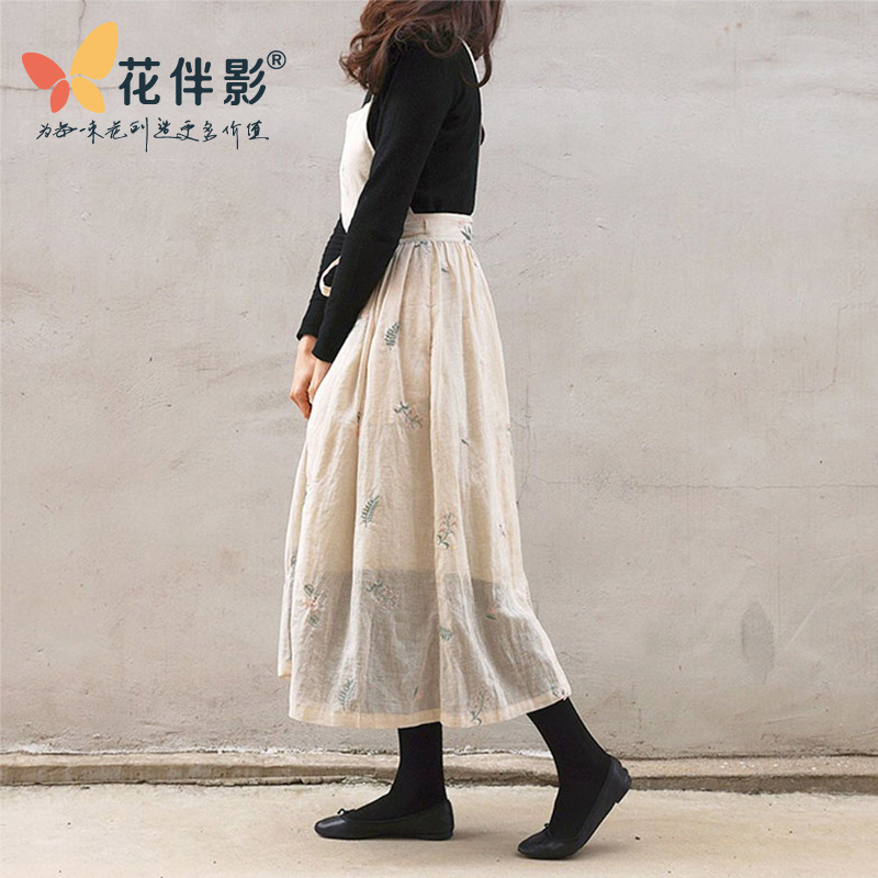 Flower Companion Shadow Fashion Floral Supplies Embroidery Floral Fairy Apron Matching Cowhide Toolkit Scenes Widely Used