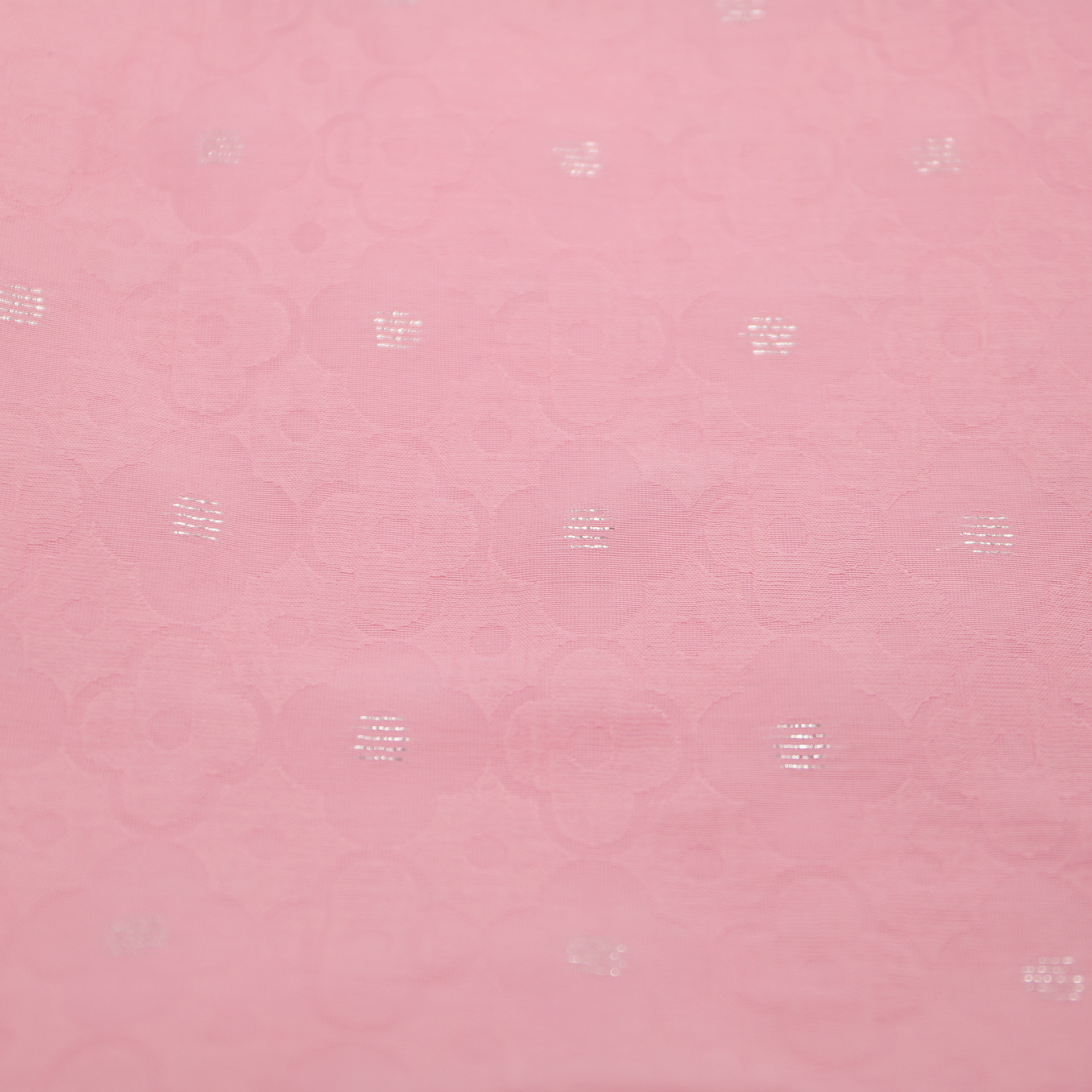 Picture of Nylon Tencel Silver Cut Jacquard Fabric Spring and Summer Micro-transparent Embossed Hanfu New Chinese Style dress Clothing Fabric