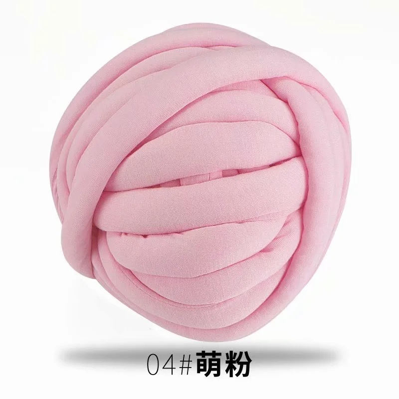 Picture of Heart-filled cotton coarse cotton fabric thread hand-woven blanket bag cat nest wool core-spun yarn thread machine-washed OHHIO new style