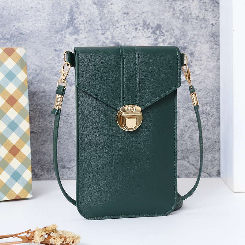 Picture of Touchscreen Mobile Phone Coin Purse Women's New Fashionable Multi-function Korean Style Fashionable Shoulder All-match Simple Crossbody Bag