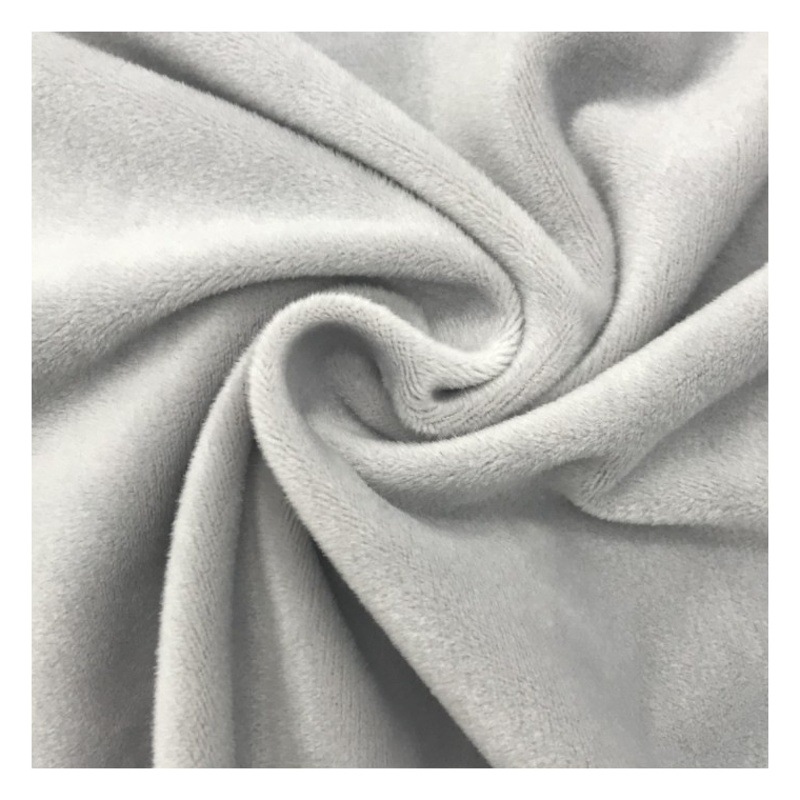 Spot spandex super soft stretch short plush fabric warm pajamas sweater clothing home textile toys pillow and other fabrics