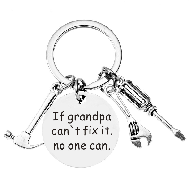 Picture of Keychain pendant Europe and the United States cross-border Father's Day gift dad tool hammer screwdriver wrench keychain wholesale