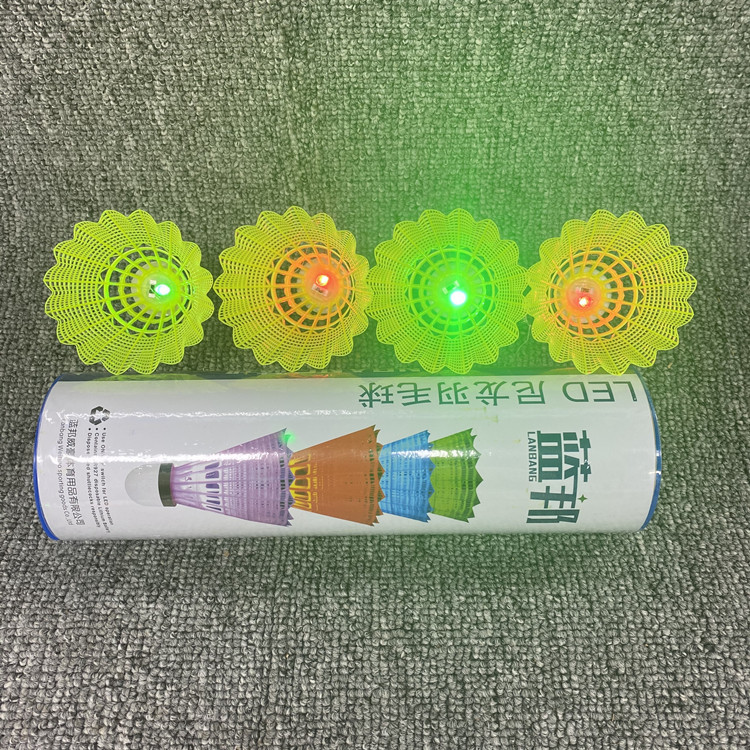 Picture of Blue Bang LED Badminton Luminous Badminton Outdoor Training Windproof Night Luminous Ball Nylon Ball