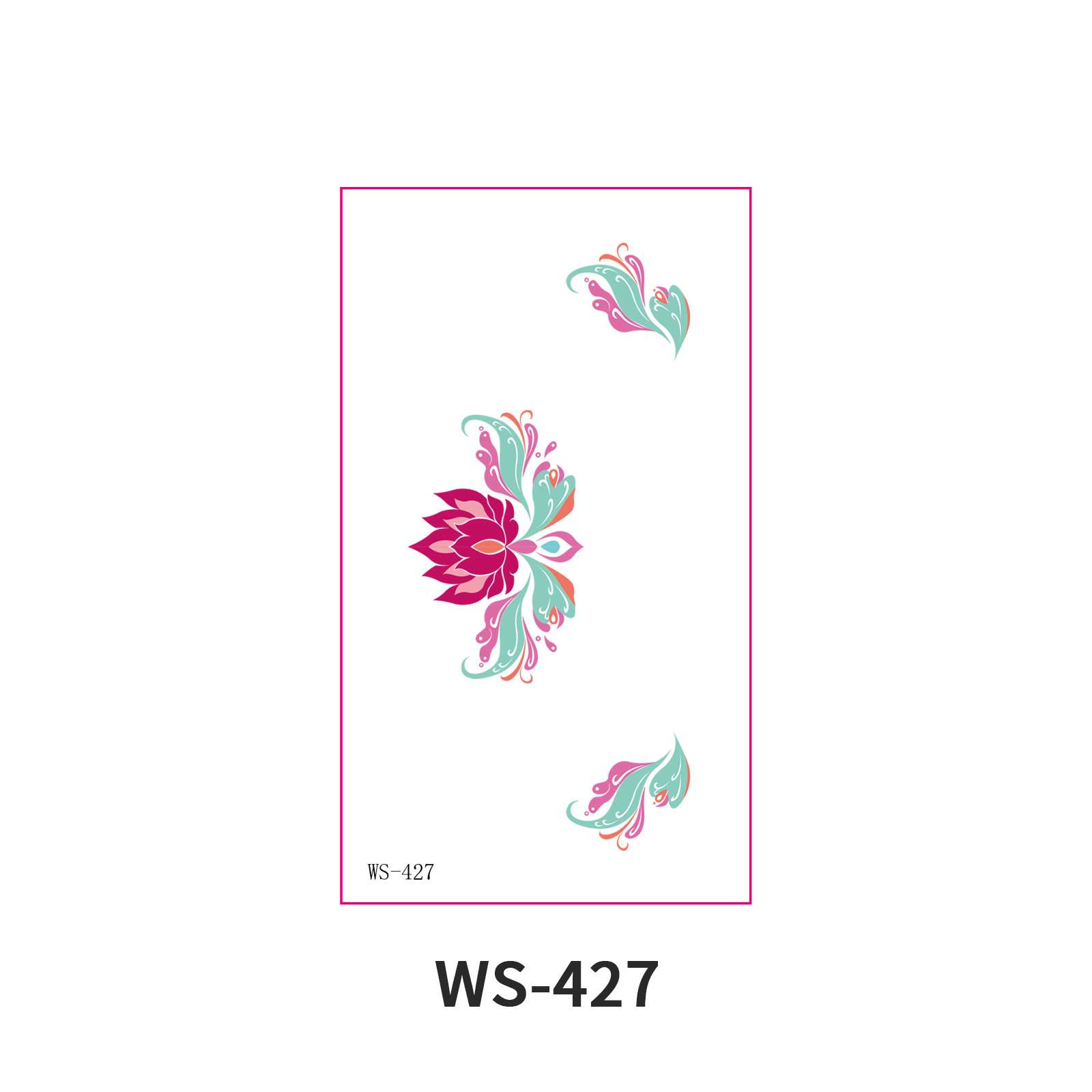 Picture of New Nezha Acrylic Face Tattoo Sticker Children's Forehead Print Eyebrow Sticker Waterproof Sweat Painted Face Sticker