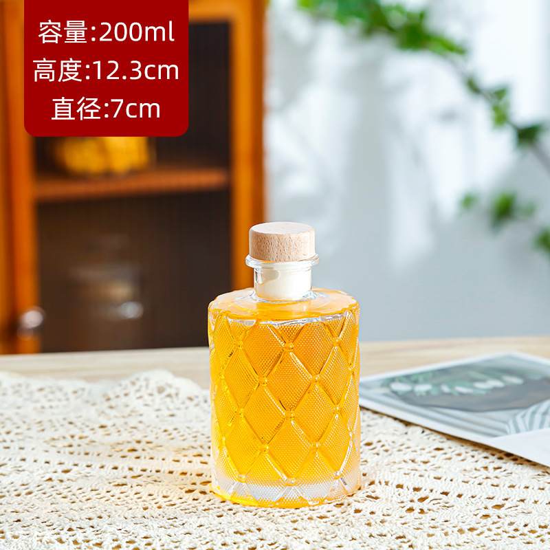 Picture of Transparent 200ml-500ML fruit wine bottle with lid bayberry wine bottle empty bottle fruit wine beverage bottle wholesale glass bottle