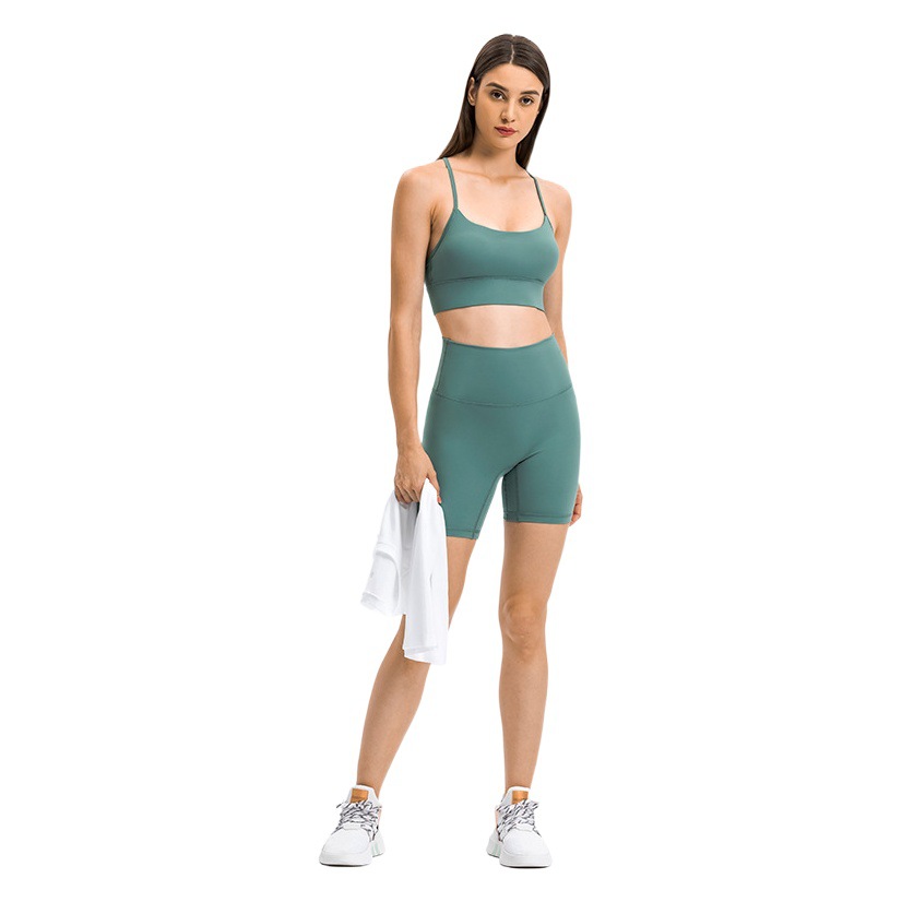 New Running Sports Underwear Women's bra Sexy Y-word Shockproof Push-up Yoga Sports Bra DAW200