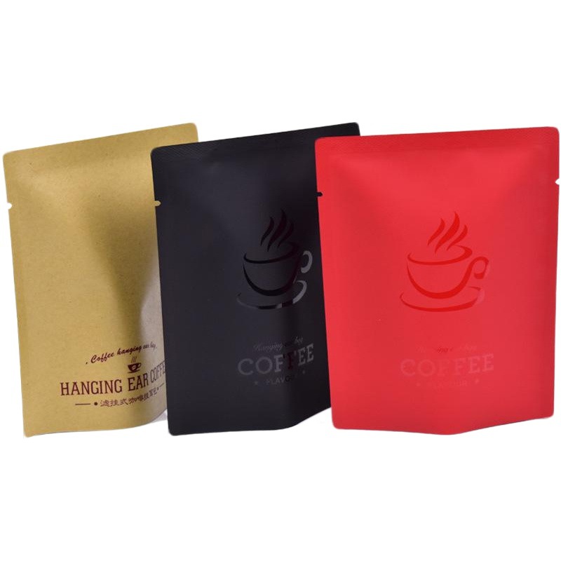 Baoliyuan Hanging Ear Coffee Packaging Bag Three-Sided Seal Aluminized Hand-Brewed Coffee Filter Paper Outer Packaging Bag Colorful Printing