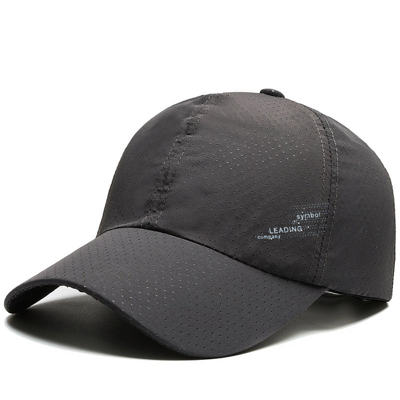 Picture of Hat summer new breathable perforated quick-drying cap men's fishing sunscreen baseball cap riding travel sports cap