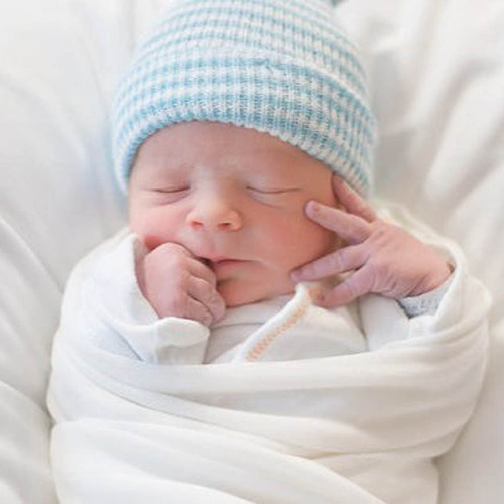 Picture of Double-Layer Thickeneded Warm Baby Hat Winter Fetal Hat Super Soft Material Yarn Baby Knitted Hat Pullover Hat