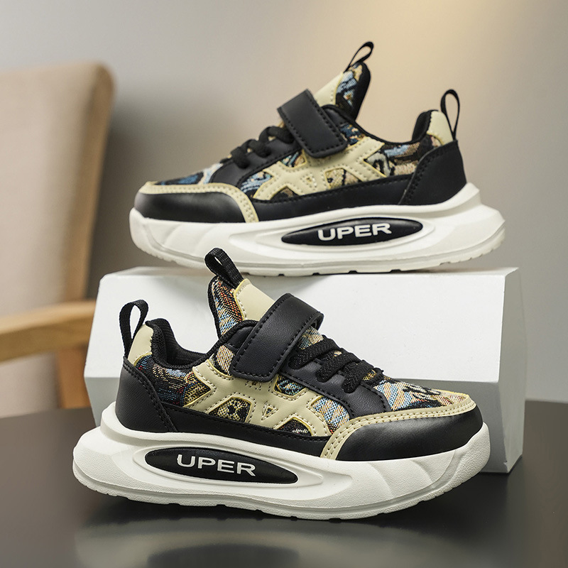 Picture of Boys' sneakers 2025 spring and autumn men's mesh fashion student girls' soft soles lightweight casual running shoes trend