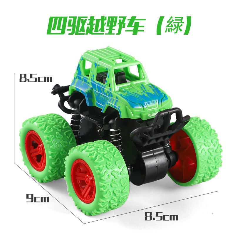 Picture of Off-road inertia pull-back four-wheel drive model boy stunt children's toy car crash car manufacturers wholesale