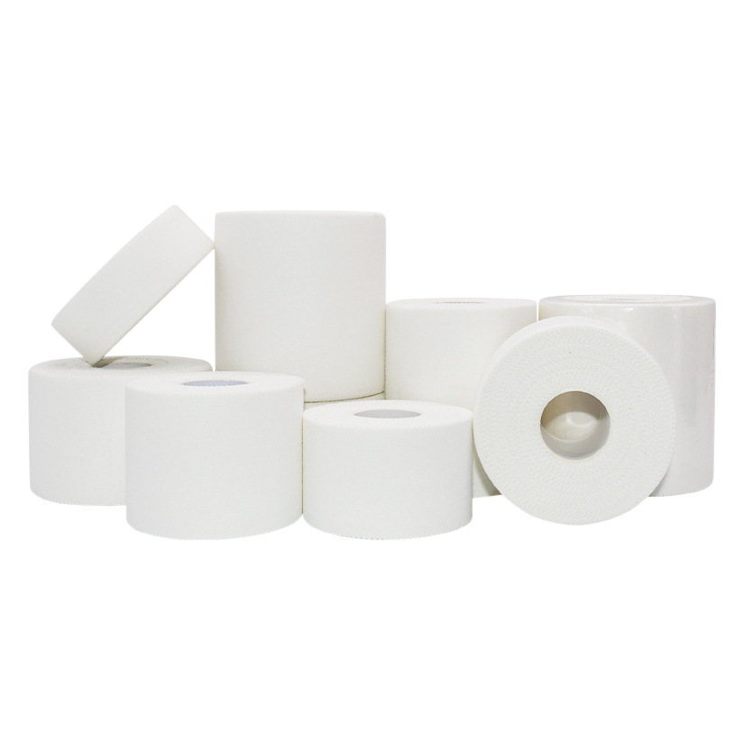 Picture of Manufacturer's Sports Protective Fixed Sports Tape with Skin Film Toothed Edge Cotton Foot White Patch Bandage