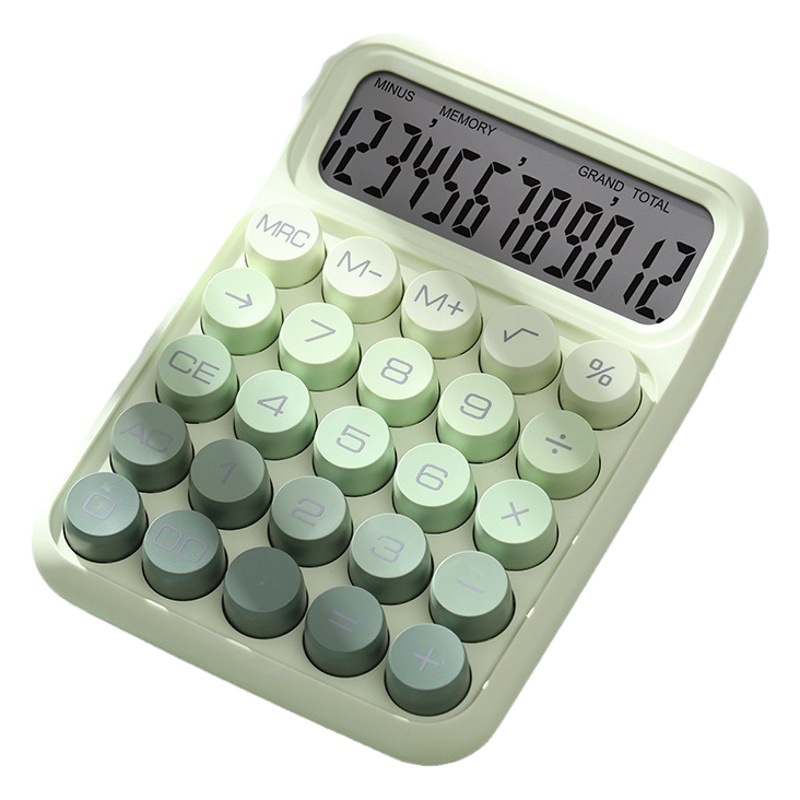 RZ-817 Pro large button calculator 12-bit large screen calculator high-looking student Accounting Office calculation