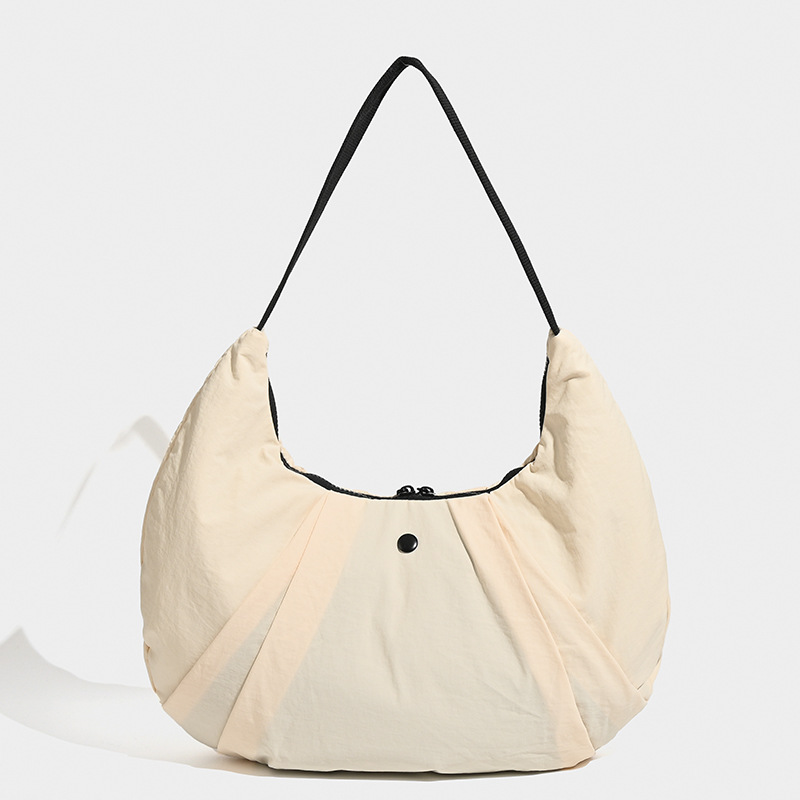 Picture of Easiest for Match Horn Nylon Yoga Bag Fitness Bag 2024 New Lightweight Large-Capacity Bag Dumpling Bag Trendy Crescent Bag