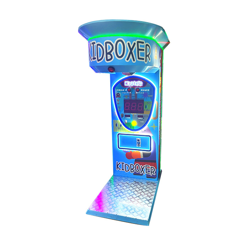 Trendy New Children's Boxing Machine Force Tester Game Console Commercial Coin-Operated Qr Code Sharing Outdoor Entrepreneurship Gadget