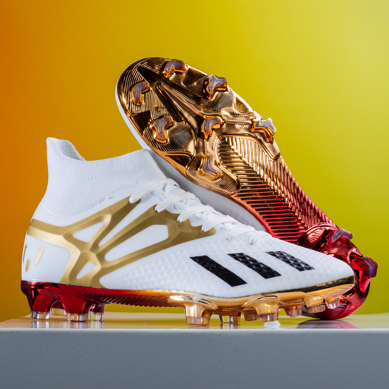 Cross-border new football shoes spikes broken nails cement grass children rubber nails football shoes foreign trade plus size football shoes