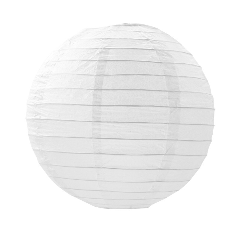 Picture of Wholesale Paper Lantern Wholesale Chandelier Cover Paper Lampshade Mid-Autumn Festival Day Decoration Wedding Wedding Celebration White Lighting
