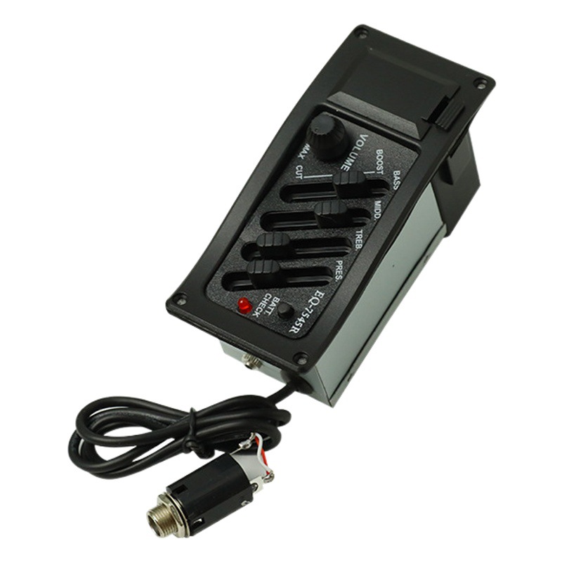 Acoustic guitar pickup electric box piano EQ equalizer four segment EQ-7545R classical guitar modified pickup