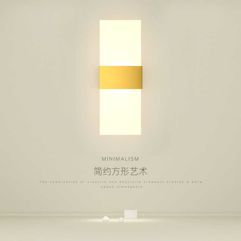 Picture of Cross-Border Led Tv Background Wall Lights Hotel Living Room Entrance Foyer Lights Modern Simple Acrylic Wall Lights