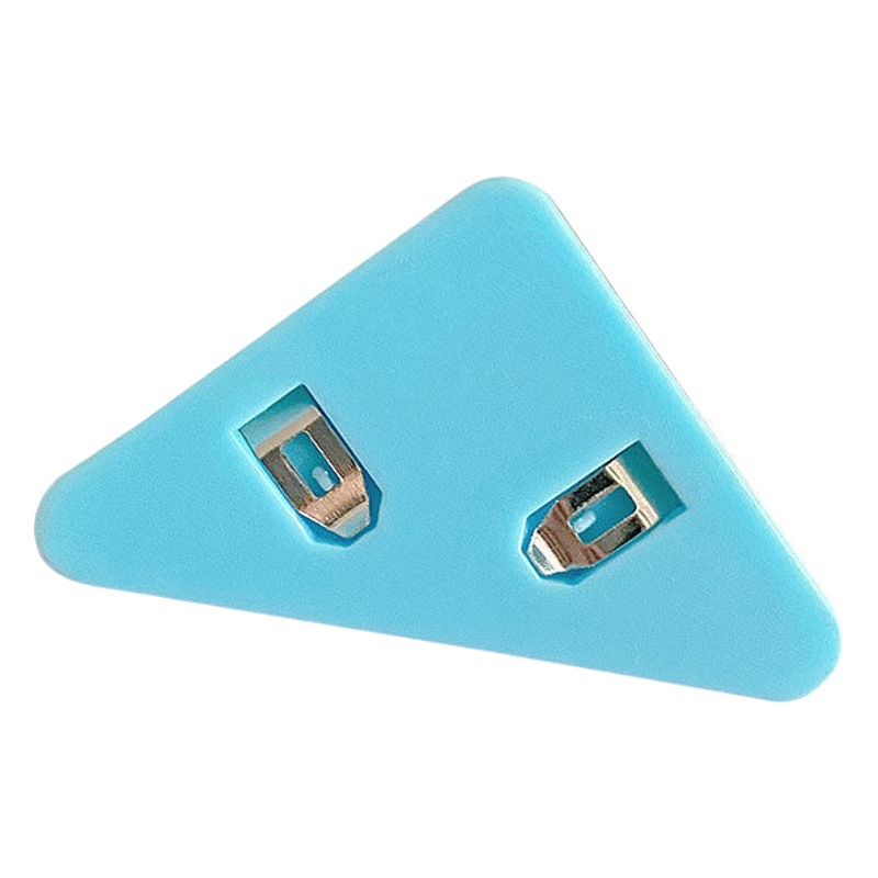 Multi-functional Triangle Clip Edge Angle Clip Book Anti-roll Artifact Primary School Students' Homework Book Book Angle Folder General