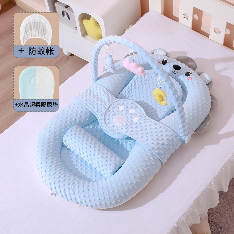 Picture of Bed-in-bed baby newborn baby anti-startling soothing bed slope sleeping mat bionic landing wake up to coax sleep artifact