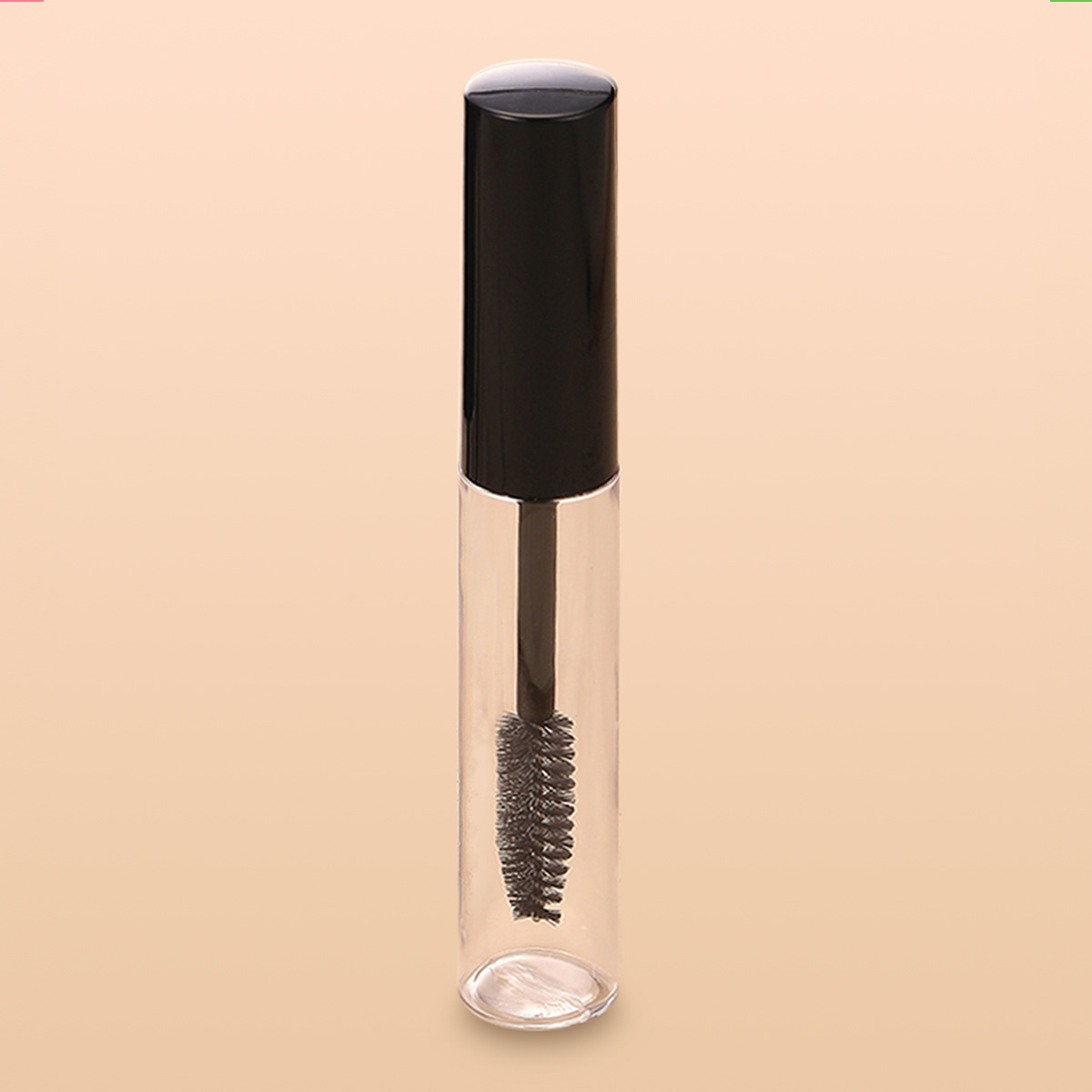 Picture of 10ml transparent fine mascara brush empty bottle growth liquid eyeliner empty tube makeup bottle sample with brush head