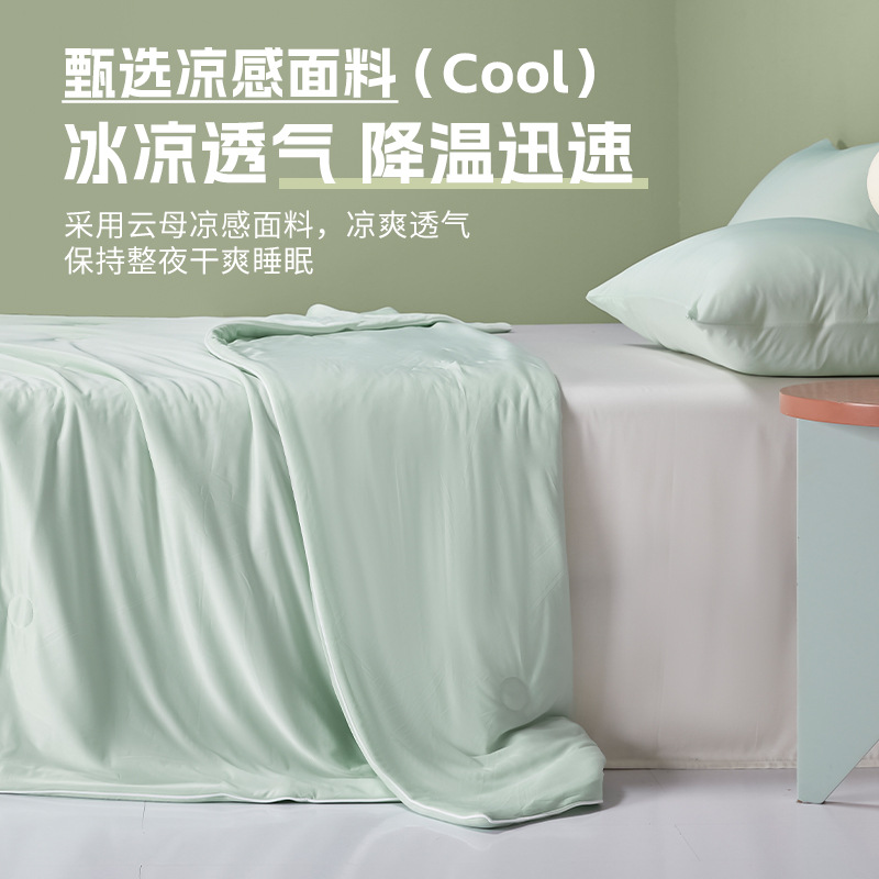 Picture of Cool Silk Summer Cool Quilt Class A Summer Cold Air Conditioning Quilt Washable Quilt Selling Gifts Summer Quilt Thin Summer Quilt