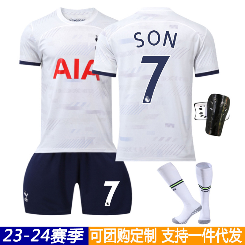 2324 Tottenham Hotspur Home 7 Sun Xingu 10 Kane 9 Charlie Leeson Football Suit Sportswear Training Suit Wholesale