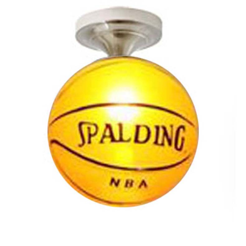 Picture of Amazon Explosions Football Basketball Glass Chandelier Theme Bar Restaurant Children's Room Decorative Lights Away Ceiling Lights