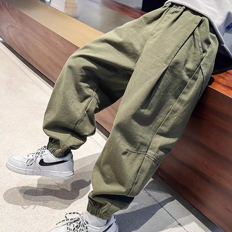 Boys' Pants Spring & Fall 2025 New Style Handsome Street Kidsren's Sports Long Big Kidsren's Boys' Autumn Cargo Pants
