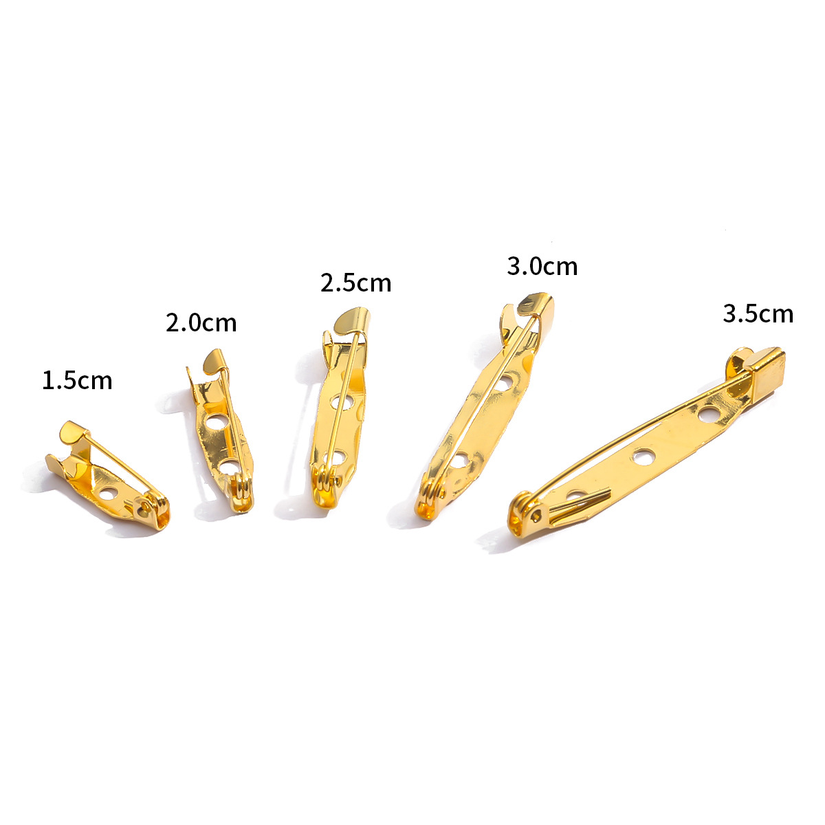 Picture of Cross-border Hot Sale High Quality Special Price Safety Badge Clothes Metal Simple Pin Brooch Handmade DIY Jewelry Accessories