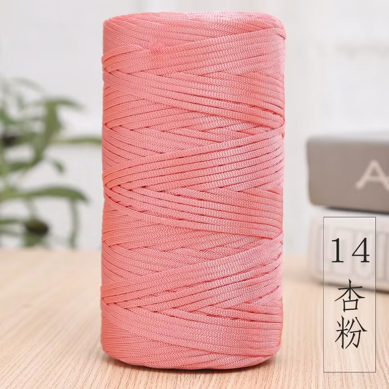 Picture of Spring and Summer peony hand bag crocheted material package ice hemp thread