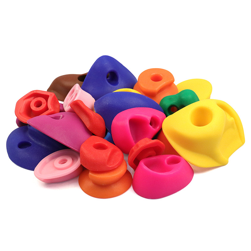 Picture of Kindergarten Playground Indoor Children Adult Plastic Rock Climbing Point Outdoor Gripper Fulcrum Thickened Single Hole Rock Climbing