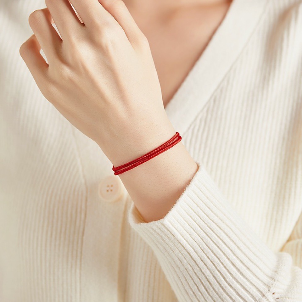 Picture of Big Power Birthday Same Style Little Red Rope Bracelet Female Red Hand Rope Safe Hand Braided Hand Rope Braided Rope